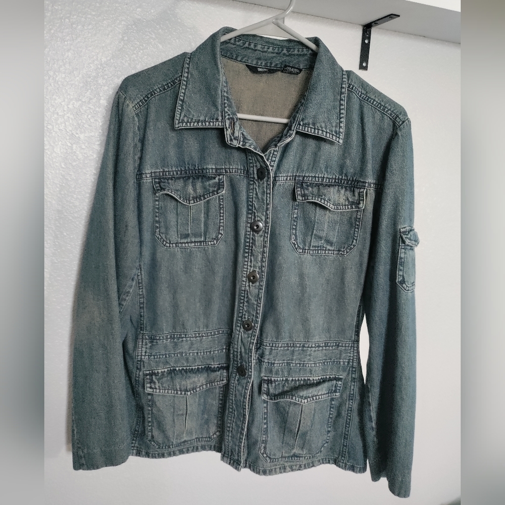 Large jean jacket